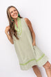 Don't Blame Me Dress - Matcha