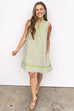 Don't Blame Me Dress - Matcha