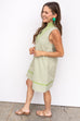 Don't Blame Me Dress - Matcha