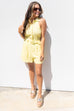 Wish I Didn't Romper - Pale Banana