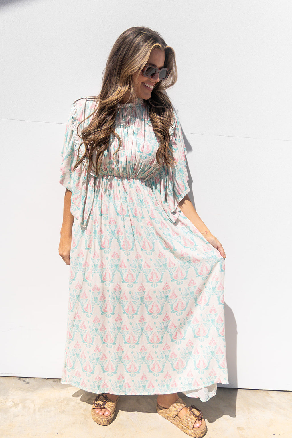 Send My Love Dress - Aqua Mix