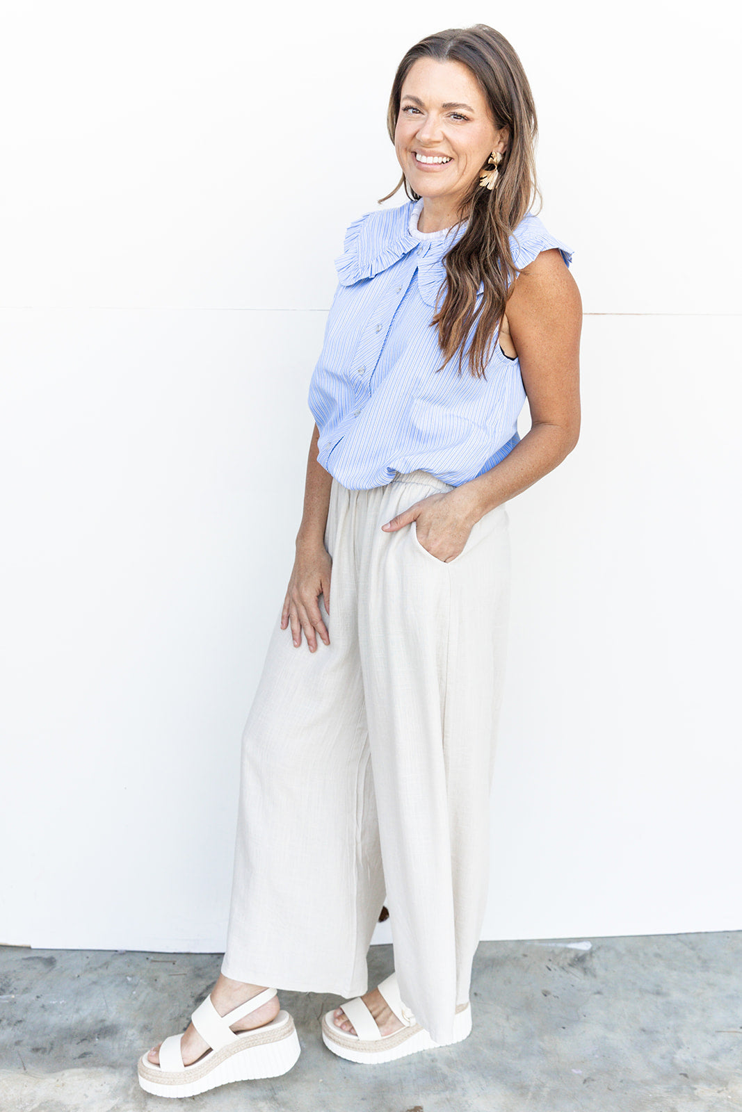 Pinstripe Picnic - Blue