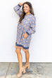 Terrific Timing Dress - Blue