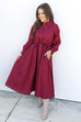 Burgundy Breeze Maxi Dress
