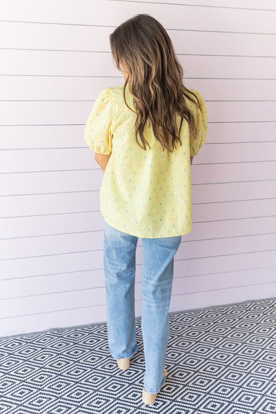 Teeny Tiny Polka Dots Blouse