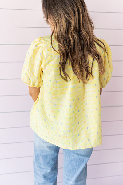 Teeny Tiny Polka Dots Blouse
