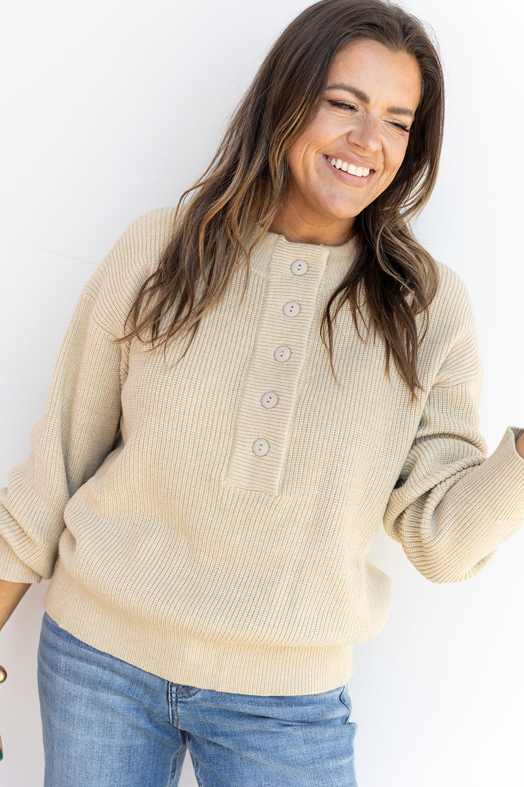 Silent Night Sweater - Oatmeal