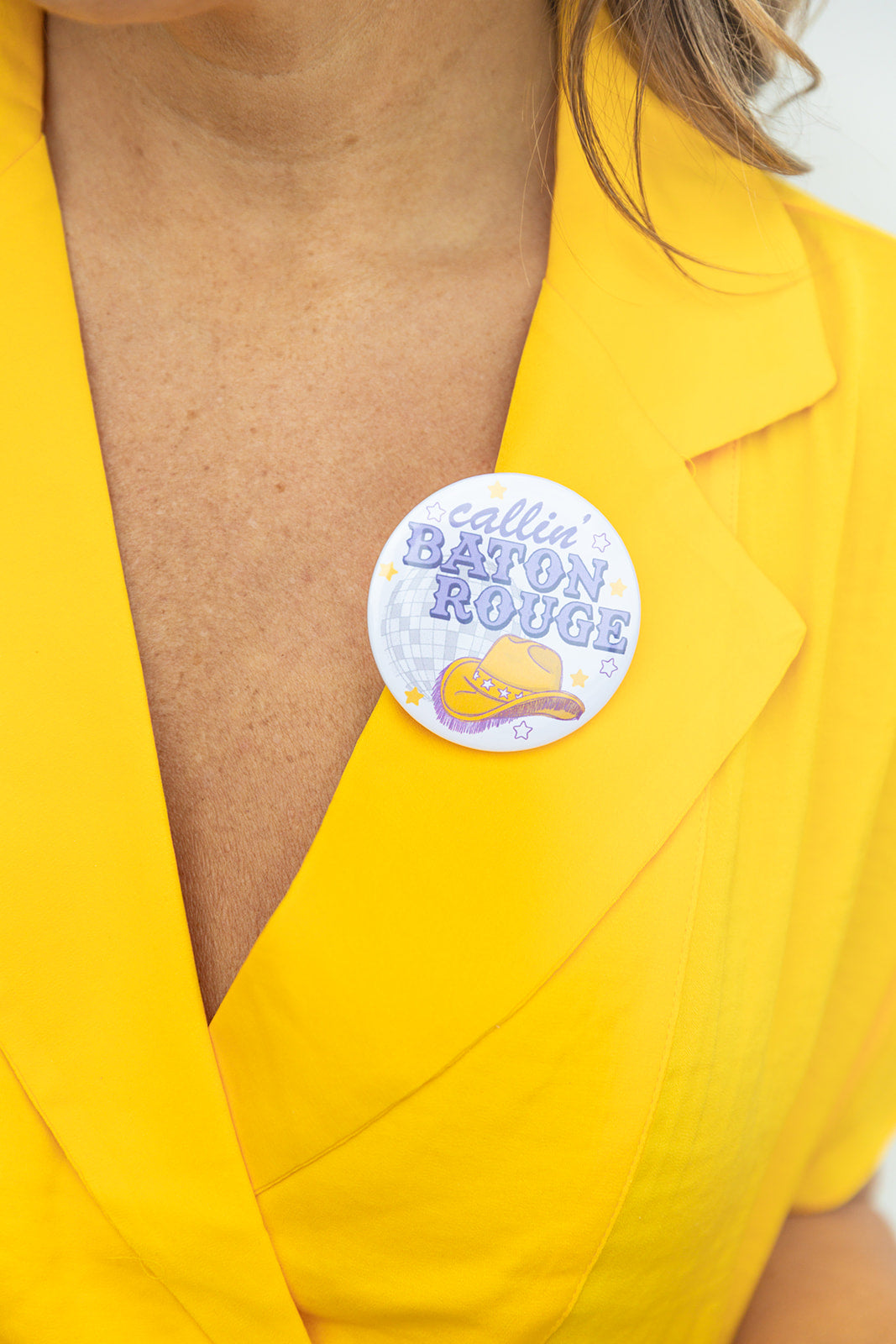 Callin' Baton Rouge Button