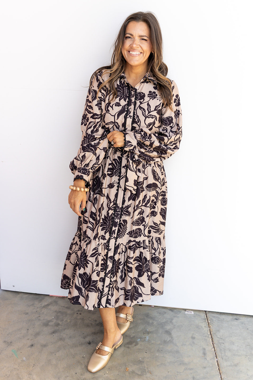 Shadow Bloom Dress