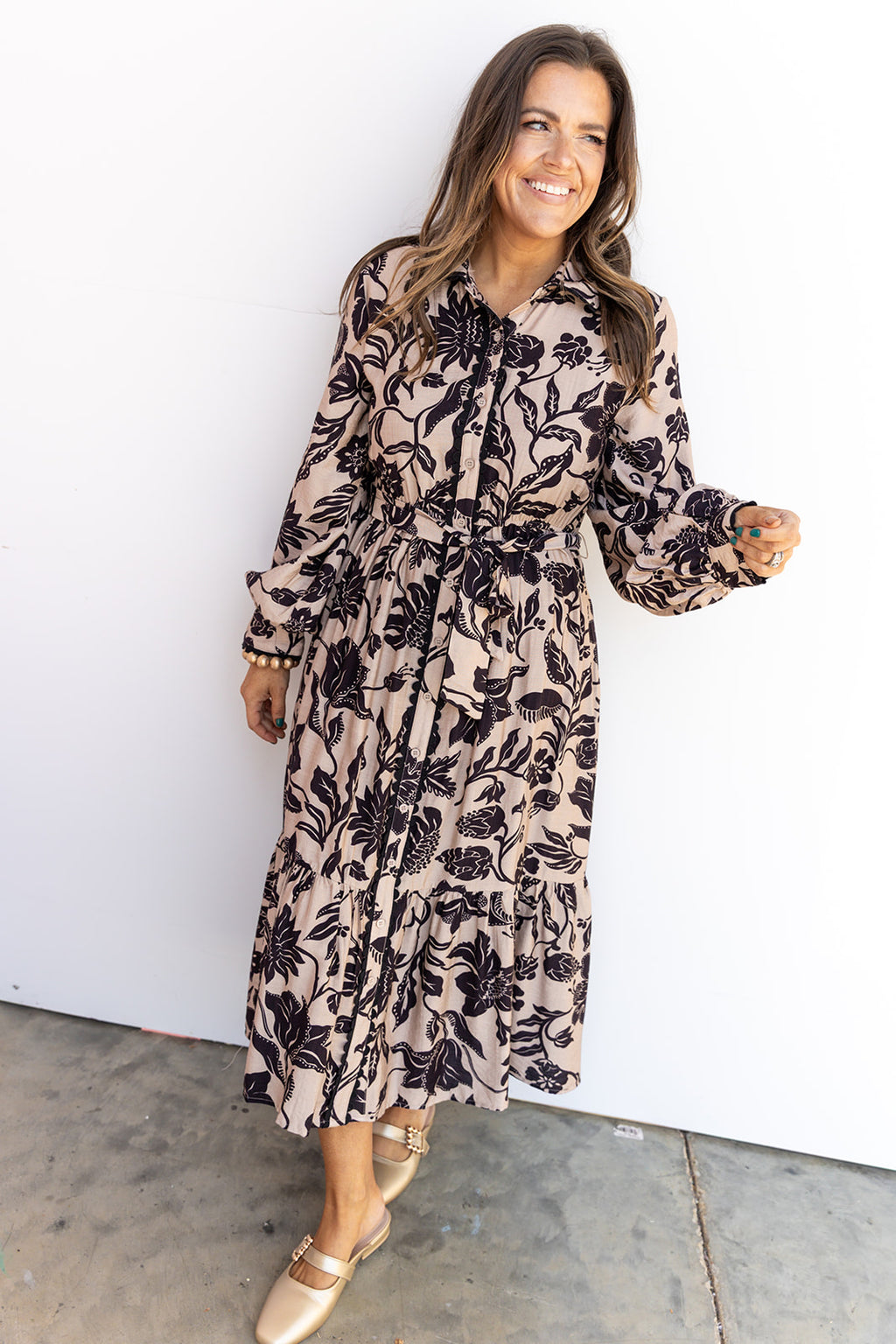 Shadow Bloom Dress
