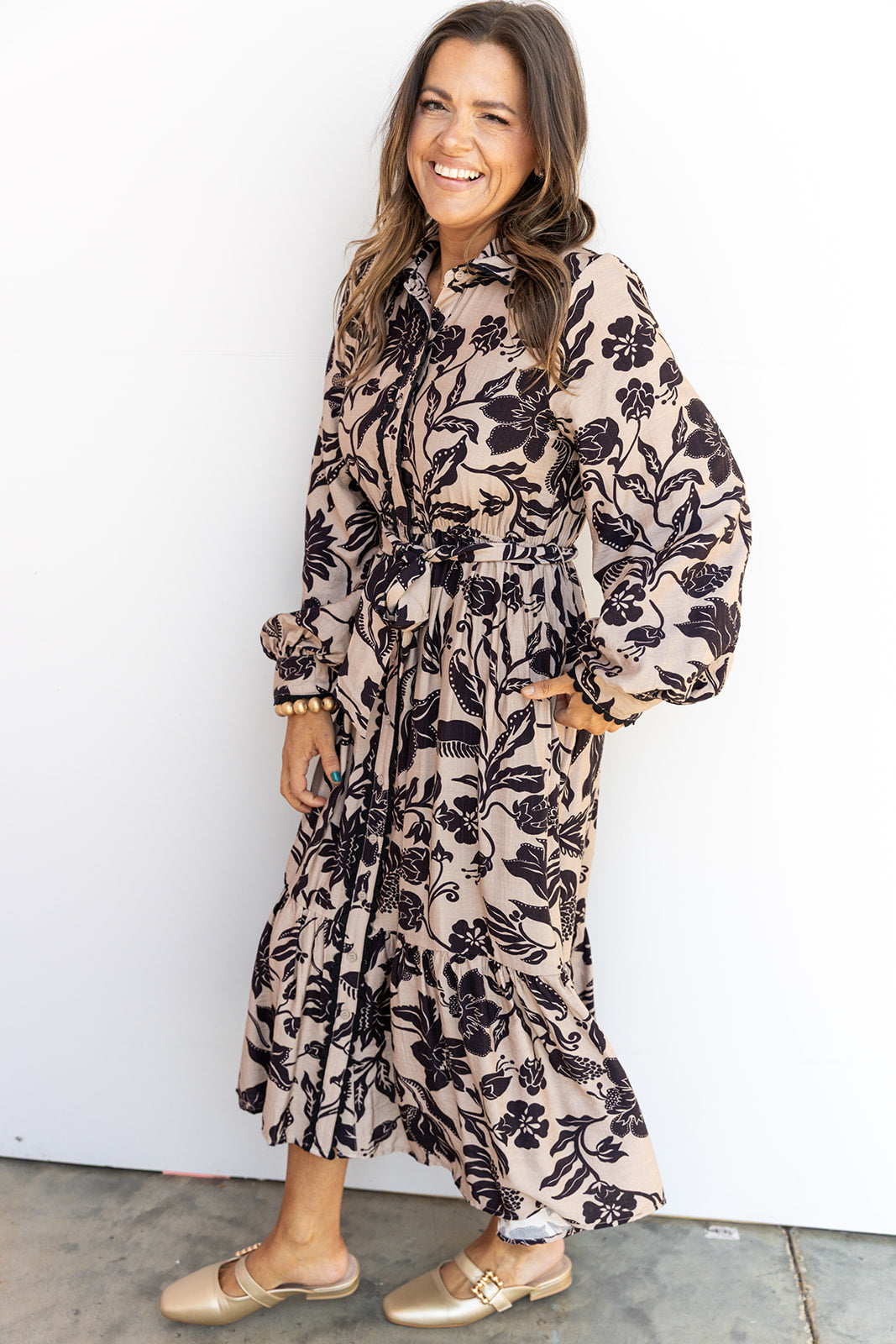 Shadow Bloom Dress