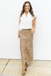 Jungle Cruise Leopard Midi Skirt