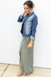 Daily Use Fitted Denim Jacket
