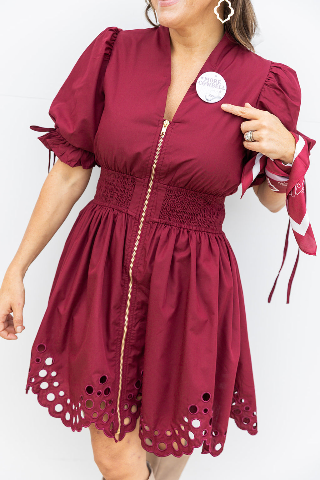 Chasing A Win Dress - Maroon
