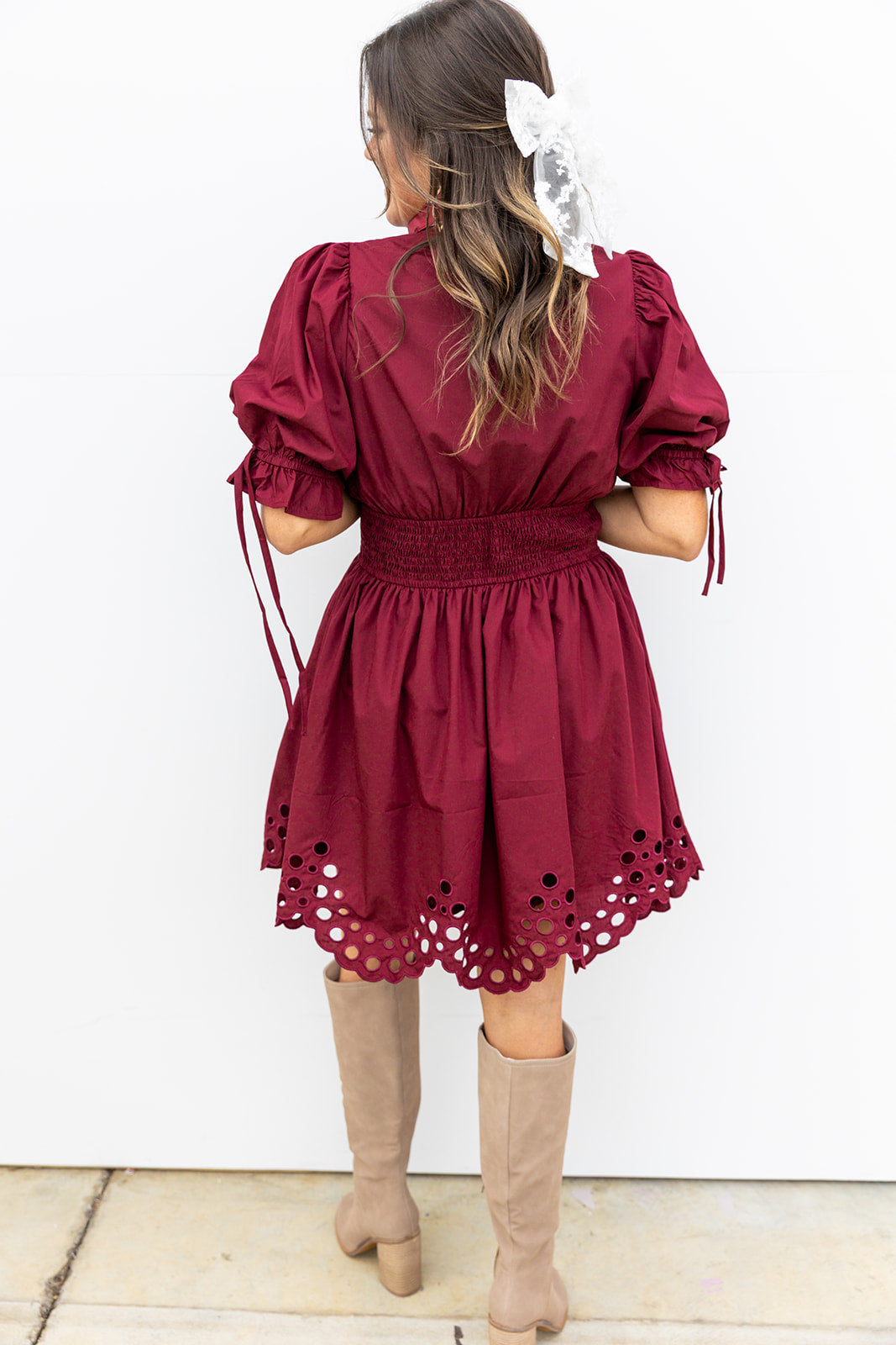 Chasing A Win Dress - Maroon