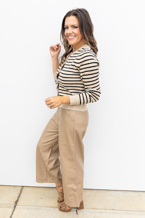 Cappucino Breeze Culottes- Taupe