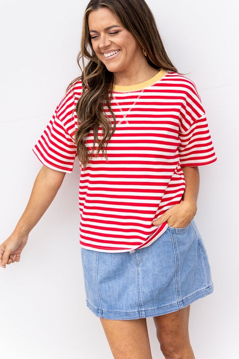 Soon As I Get Home Top - Red