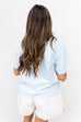 Lator Gator Rainbow Plaid Tshirt - Chambray