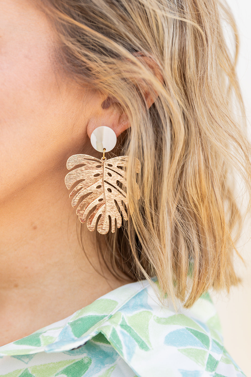Belize Earrings - Ivory