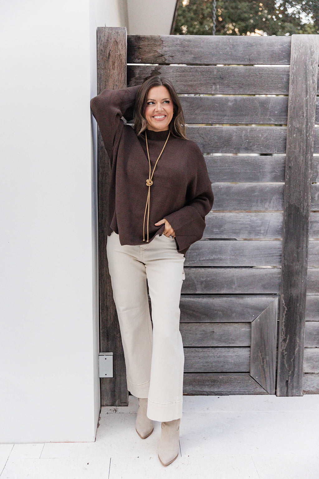 Mocha Made Me Sweater - Brown