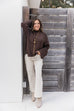 Mocha Made Me Sweater - Brown