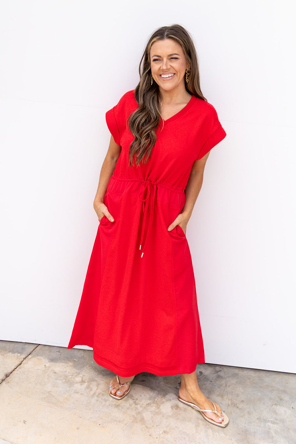 I Miss Me More Dress - Red