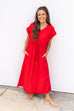I Miss Me More Dress - Red