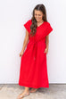 I Miss Me More Dress - Red