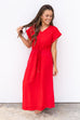 I Miss Me More Dress - Red