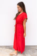 I Miss Me More Dress - Red