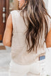 Sleeveless Serenity Sweater - Oatmeal
