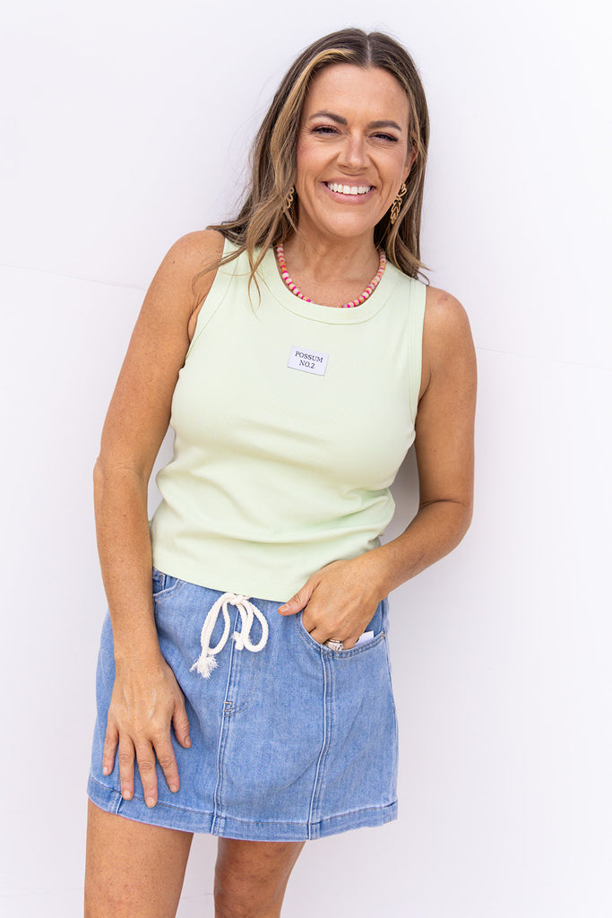Signature tank - Mint Green- PRE ORDER