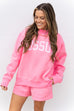 Possum Mock Neck Set- Pink