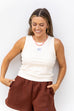 Signature tank - Coconut Creme- PRE ORDER