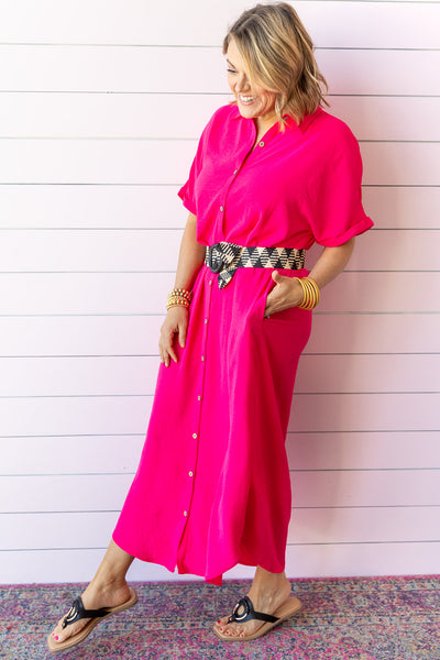 Madly In Love Maxi - Neon Pink