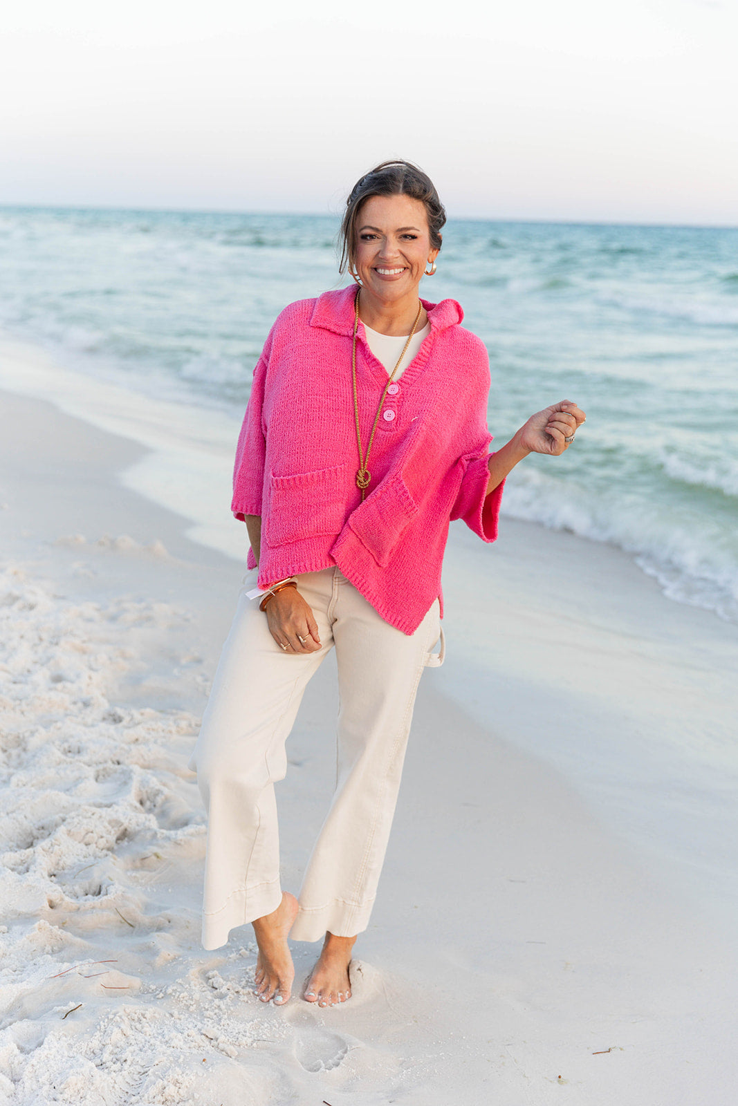 Top Knotch Sweater - Pink Pre-Order