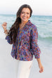 Dusk Flowers Top