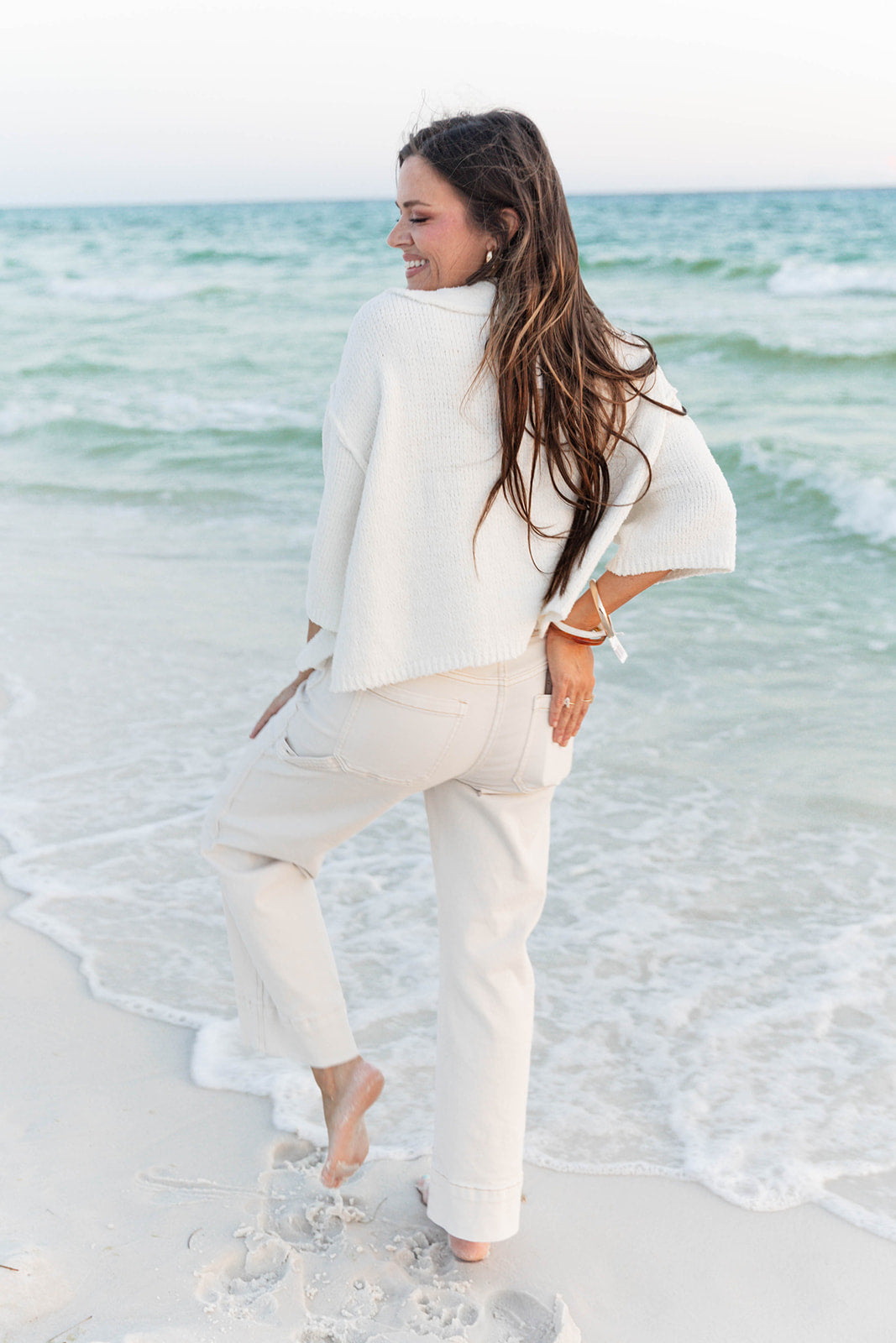 Top Knotch Sweater - Cream Pre-Order
