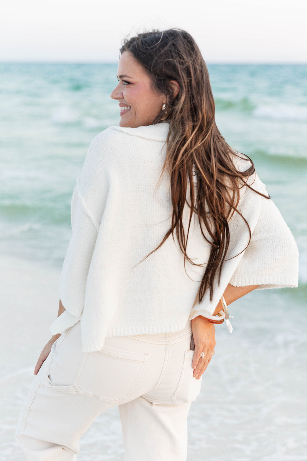 Top Knotch Sweater - Cream Pre-Order