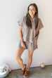 Fall Scuba Shorts - Mocha