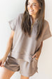 Fall Scuba Shorts - Mocha
