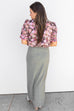 Move Over Mauve Floral Blouse