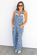 Fab Floral Denim Overalls