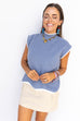 Darling Denim Blue Sleeveless Sweater