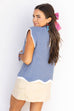 Darling Denim Blue Sleeveless Sweater