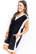 Poolside Pop Dress - Black