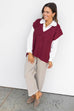 Invested in you Top - Wine - Short