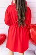 Cloud Comfort Dress - Red