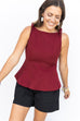 Bows on Top - Burgundy