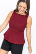 Bows on Top - Burgundy